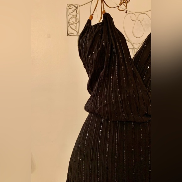 Sparkly black midi dress from ASOS - Picture 2 of 4